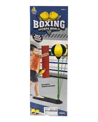 Set De Box De Pie Con Guantes Y Perita 6877 Flaber 0