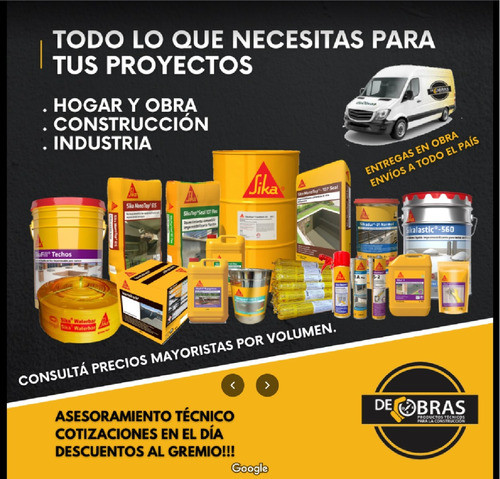 Masa Niveladora Doble Componente Anclaflex - Cotización 1