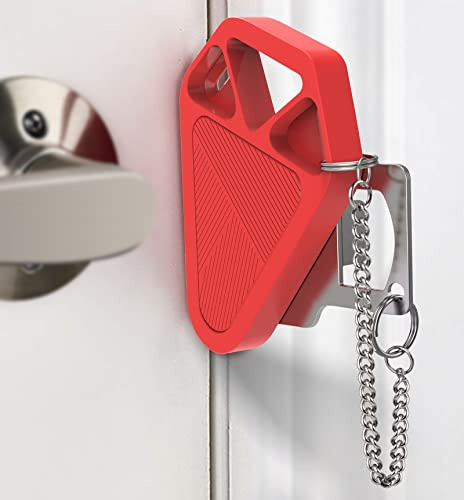 Cerradura De Puerta Portatil Winonly Seguridad Rojo 0