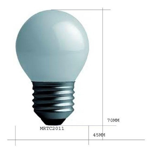 Gota Incandescente 230v 25 W E27 Decorar-guirnalda Opal X10u 1