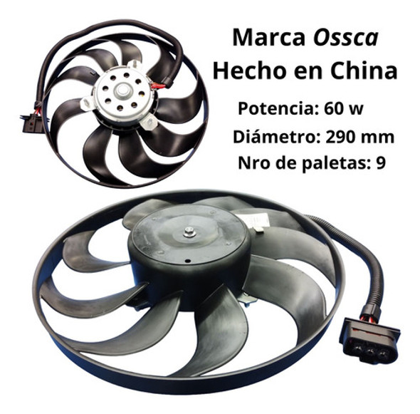 Electroventilador Chico Para Vw Bora Golf Iv 1.8t 2.0 Tdi 1