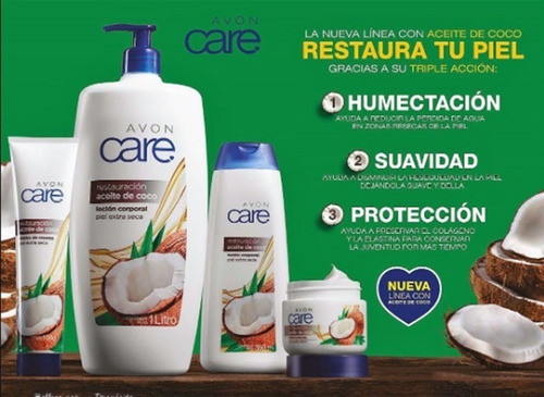 Avon Care Crema Manos Restauracion Aceite De Coco 75 Grs 1