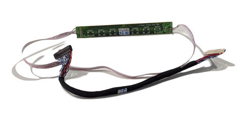 Placa Teclado 100-302-700vj + Flat Lvds Monitor Lcd 19'' 1