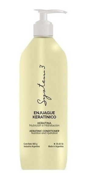Acondicionador Keratinico X1100ml System-3 Nutritivo 0