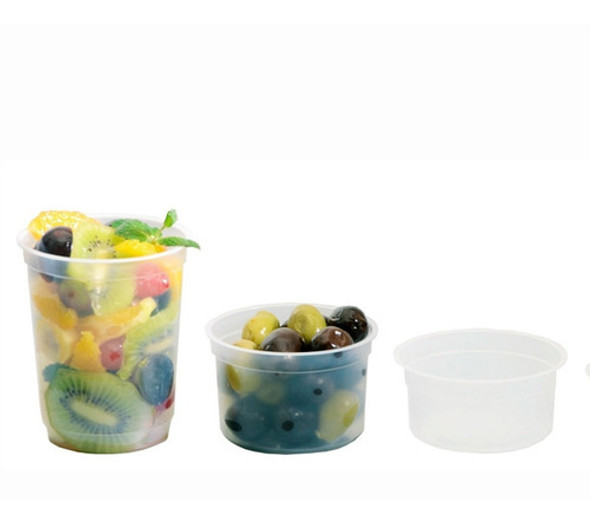 Pote Plástico Con Tapa 1/4 Kilo Pack X100 1