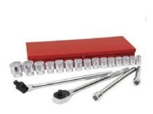 Juego De 20 Dados Y Accesorios Métricos 3/4   55200h 0