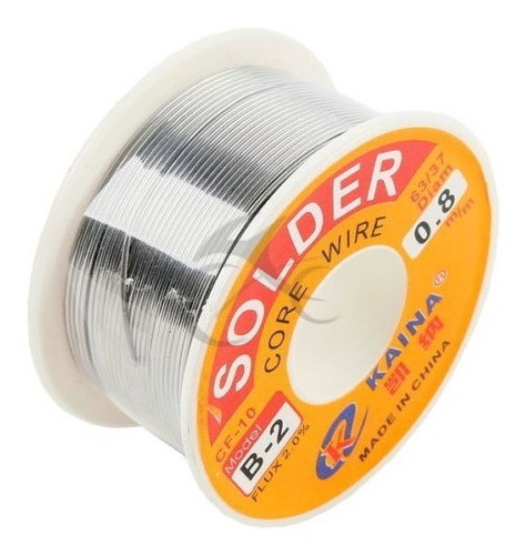 Estaño 63/37 Plomo 0.8mm Resina Base Flujo Soldar Soldadura 1