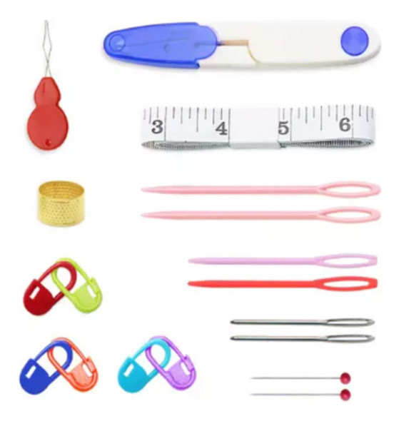 Kit De Croche Premium Lanmax Agulhas E Acessorios 1