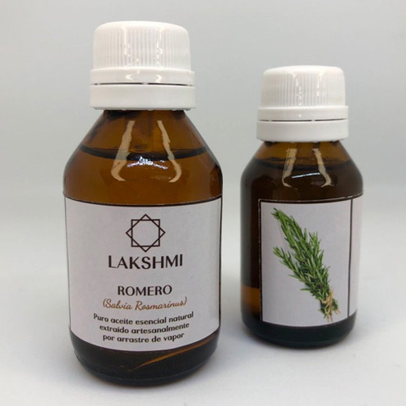 Aceite Esencial Puro 100% Natural  De Romero 20ml - Lakshmi 1 Aceite Esencial Puro 100% Natural  De Romero 20ml - Lakshmi 1