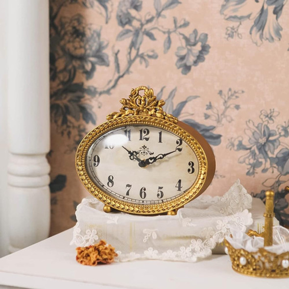 Nikky Home Reloj De Mesa Vintage, Reloj De Escritorio Silenc 1
