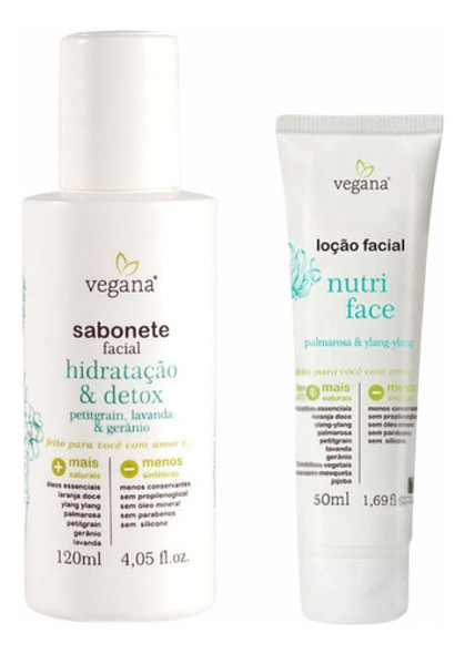 Kit Skincare Sabonete E Loção Facial Natural Vegana Wnf 0 Kit Skincare Sabonete E Loção Facial Natural Vegana Wnf 0