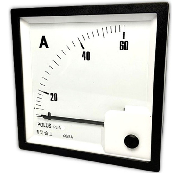 Amperímetro Analógico Fm 72x72 60a/5a P/ Uso C/ (tc) 0