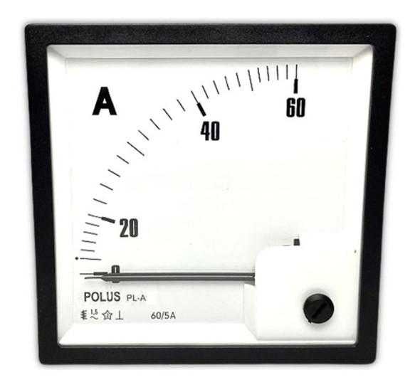 Amperímetro Analógico Fm 72x72 60a/5a P/ Uso C/ (tc) 1