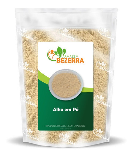 Alho Em Pó Tempero Moído Armazém Bezerra 1kg 0