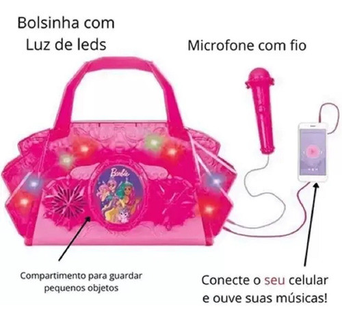 Barbie Bolsinha Musical Dreamtopia Menina Mp3 F0057-7 - Fun 1