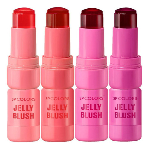24 Jelly Blush Stick Gelatinoso Sp245 Sp Colors Atacado Sj 1