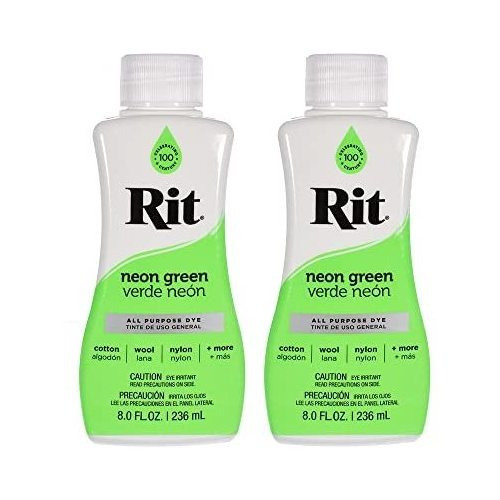 Colorante Para Tela Rit All Purpose 236ml X2u Verde Neon 0