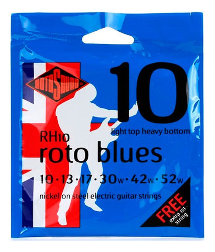 Encordado Rotosound Rh10 Blues Light Top-heavy  010-052 0