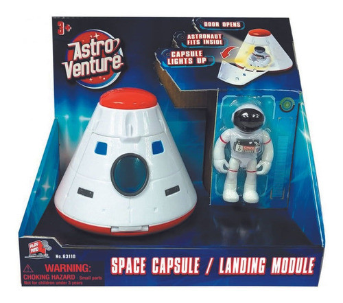Astro Venture Capsula Espacial Con Luz Y Astronauta 0