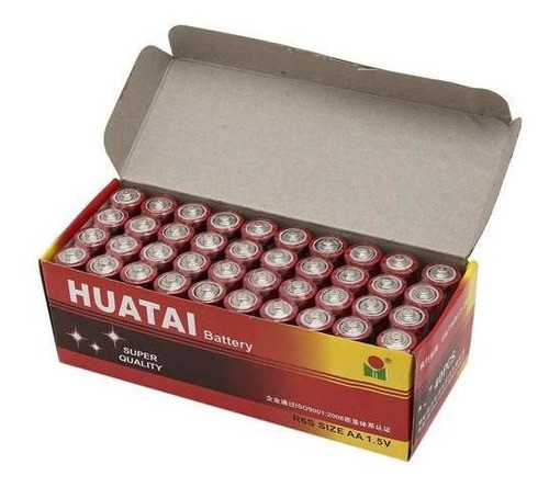 Pack Caja 40 Pilas Aa Huatai 1.5v Super Calidad Ltf Shop 0