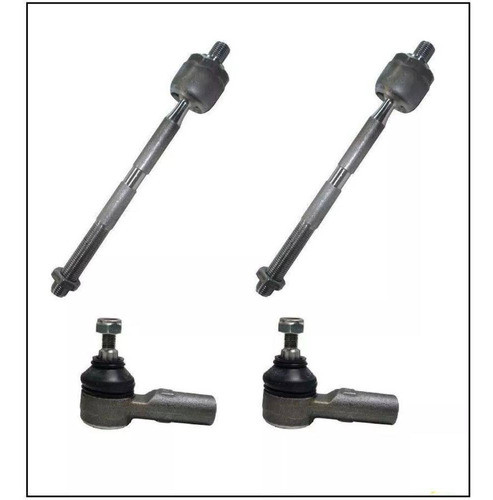 Par Articulador Axial Terminal Direção Hilux 2005/... Kit 0