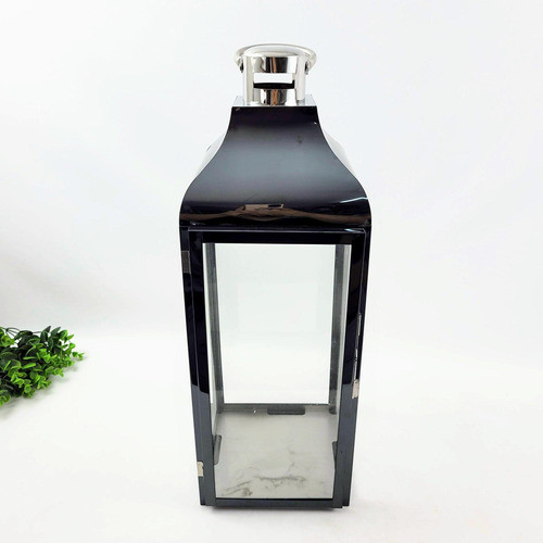 Lanterna Decorativa Marroquina Fumê Grafite G 1