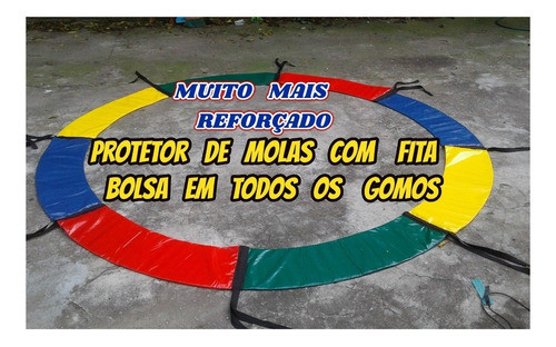 Protetor+rede+8 Isotubo+8 Ponteira P/pula Pula 3.60mt+brinde 1