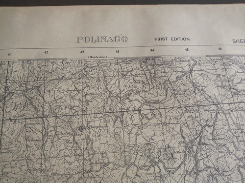 Mapa Da 2 Guerra- Itália- Polinago- 86 Ii Sw 1