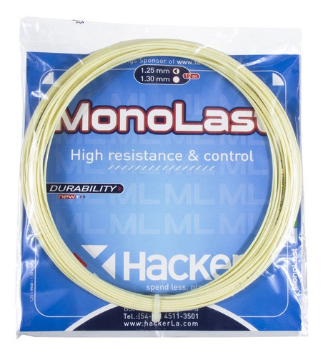 Set De Cuerda Encordado Individual Hacker Monolast 1,25/1,30 0