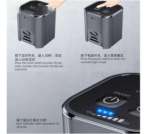 Mini Lampara De Curado Uv Para Telefonos Electrónica 1