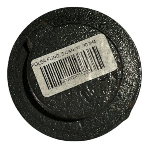 Polea De Fundición Para Correa Serie A 90mm 3 Canales 0