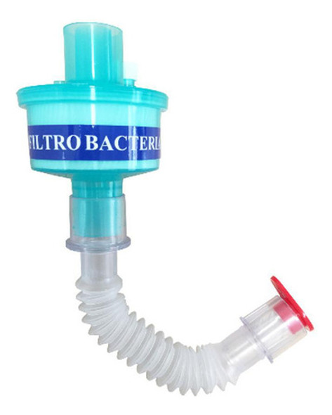 Filtro Bacteriano Hmef Ventilação Mecânica Becare 6 Unidades 0
