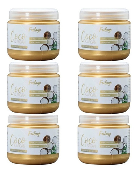 Baño De Crema Frilayp Coco Y Argan 240g X6un 0