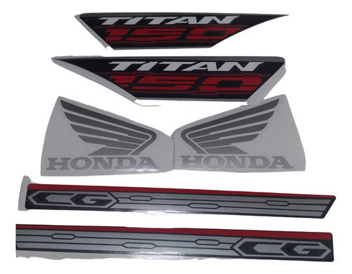 Kit De Calcos Tipo Original New Titan Cg 150 0