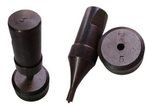 Punzón Y Matriz  4 Mm Cola 20, P/ Trebol O Símillar 1