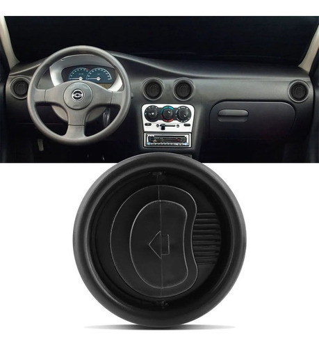 Difusor Saida Ar Celta 2001 2002 2003 2004 2005 2006 Preto 0