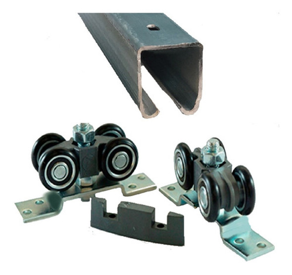 Kit Herrajes Puerta Corrediza | Ducasse Dn-80sr X 2mts 0