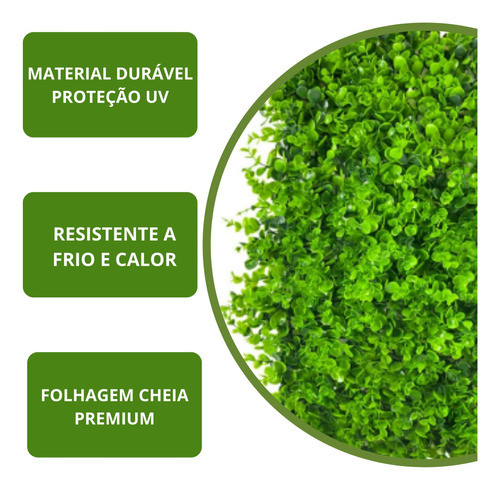 Kit 21 Placa De Grama Eucalipto 40x60 Jardim Vertical Luxo 1