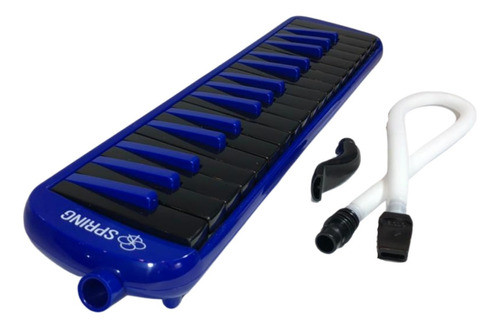 Escaleta 32 Teclas Spring Azul Com Teclas Pretas Capa Oferta 1