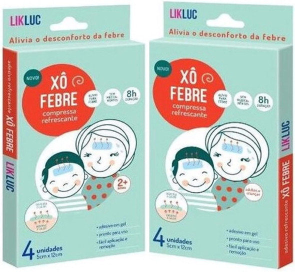 Xo Febre Compressas Refrescantes Para Febre C/2 0
