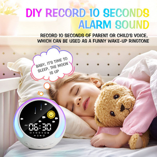 Reloj Despertador Para Ninos, Reloj Despertador Dual Con Luz 1