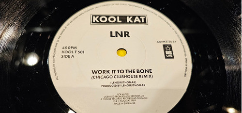 Lnr Work It To The Bone Vinilo Maxi Uk 1989 Muy Buen Estado 1