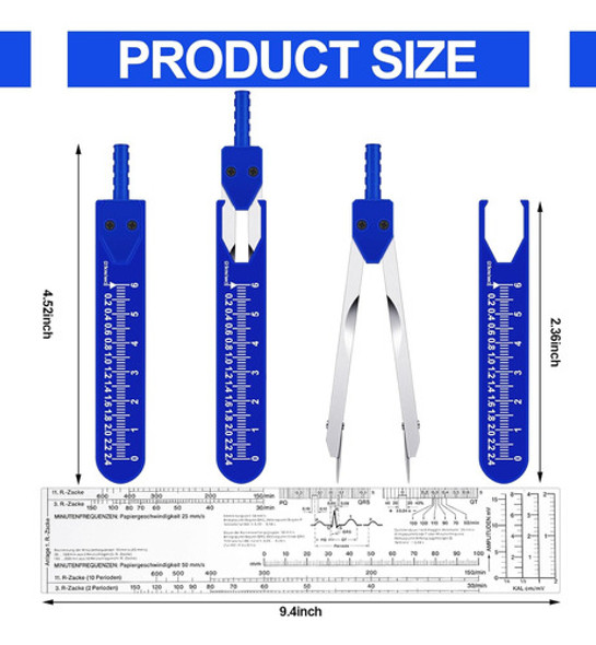 Conjunto De Calibradores Ekg Para Medir Electrocardiogramas 1