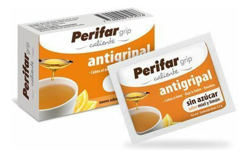 Perifar Grip Caliente Miel Y Limon 5 Sobres 0