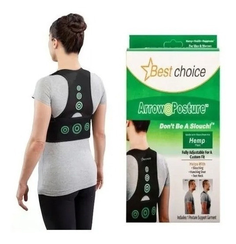 Corrector De Postura Espalda Ajustable Calidad Terapeutico 0