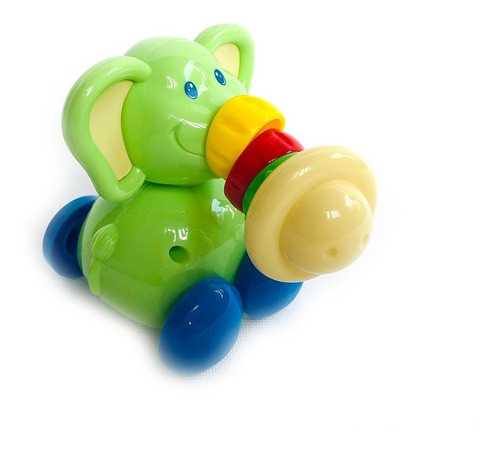 Juguete De Arrrastre Para Bebe Elefante Didáctico Empuje 0