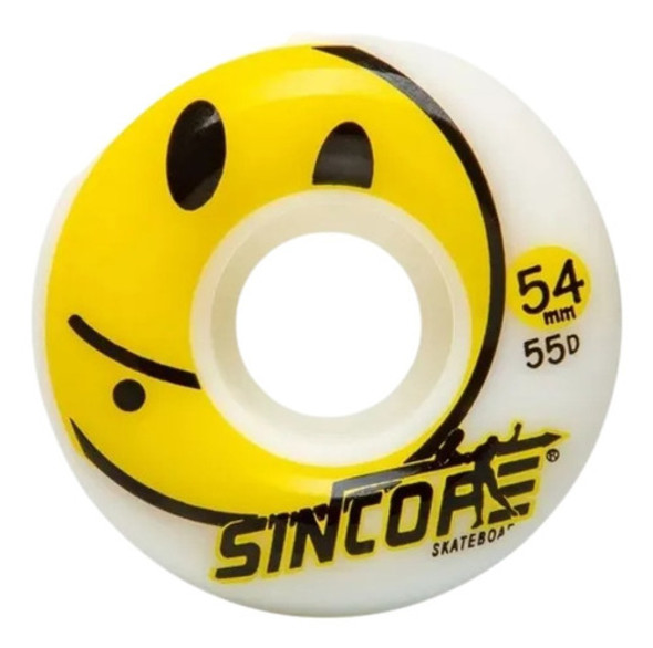 Rueda Skate Smiley 54mm 55d 0 Rueda Skate Smiley 54mm 55d 0