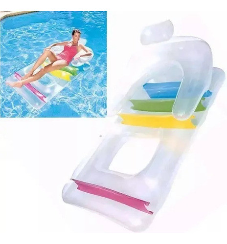 Colchão Poltrona Bóia Inflável Fashion Lounge Piscina - Mor 0