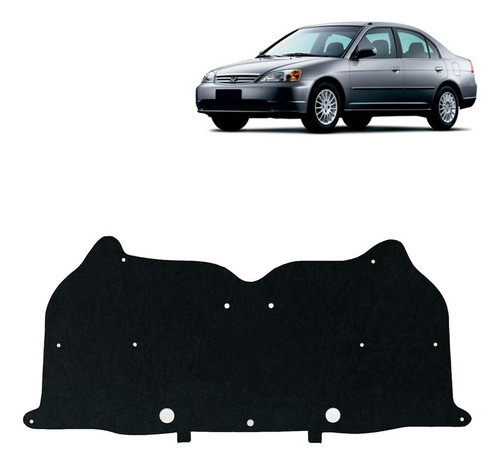 Forro De Capo Dianteiro Civic 2001 2002 2003 Corte Laser 0