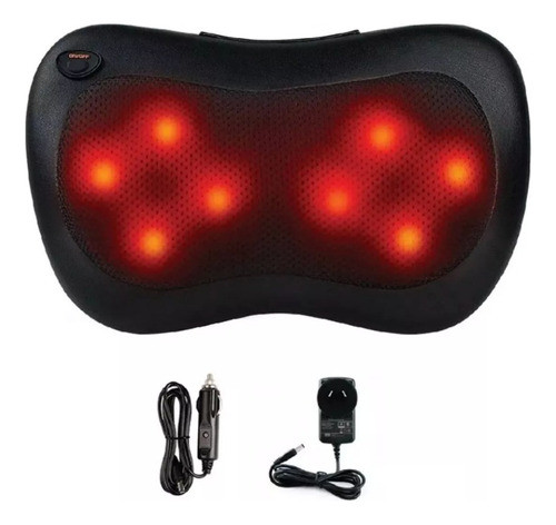 Masajeador De Cuello Y Cervical 8 Rodillos Giratorios 0